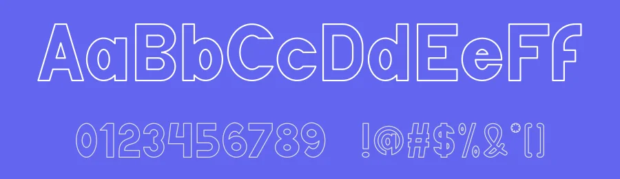Better Outline by Muhammad Yafinuha — Sans Serif Font — thumbnail 3