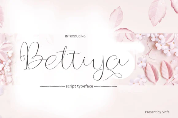 Bettiya Font by Sinfa.co — Script Handwritten Font