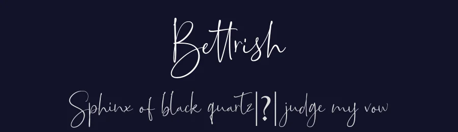 Bettrish by Blue Studio09 — Script Handwritten Font — thumbnail 2