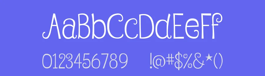 Betty by Emily Spadoni — Decorative Font — thumbnail 3