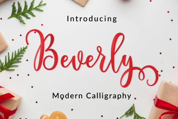 Beverly Script Font by Amarlettering — Script Handwritten Font
