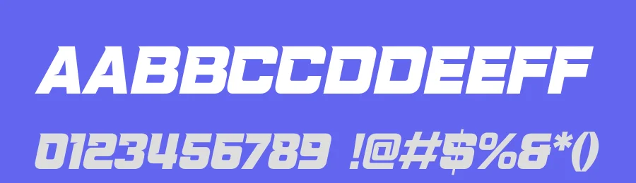 234 Sec – Sport Headline Display Font by Casloop Studio — Decorative Font — thumbnail 3