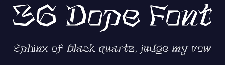 36 Dope Font by Power Type — Display Font — thumbnail 2