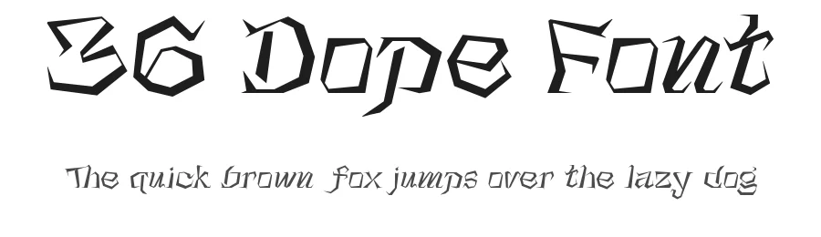 36 Dope Font by Power Type β Display Font