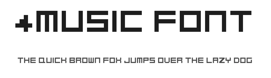 4Music font by 538Fonts — Display Font
