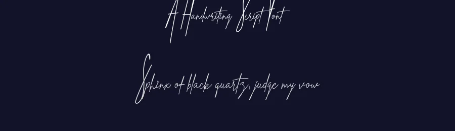 A Handwriting Script Font by creativeletter — Script Handwritten Font — thumbnail 2