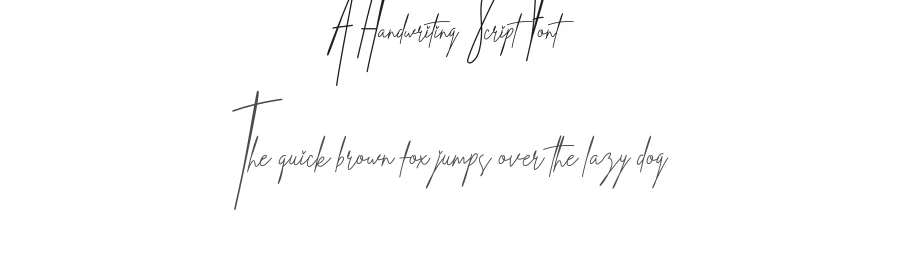 A Handwriting Script Font by creativeletter — Script Handwritten Font