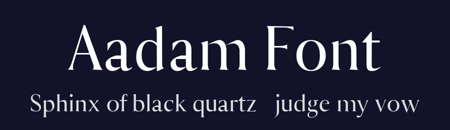 Aadam Font by Creativetacos — Serif Font — thumbnail 2