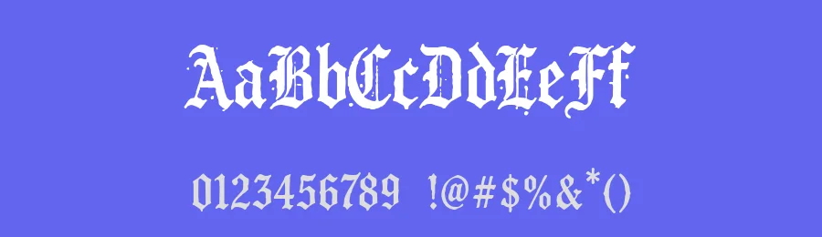 Aaksaraan Oldink Font by Eko Kurniawan — Blackletter Font — thumbnail 3