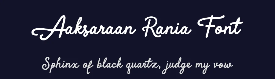 Aaksaraan Rania Font by Eko Kurniawan — Display Font — thumbnail 2
