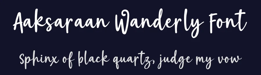 Aaksaraan Wanderly Font by Eko Kurniawan — Script Handwritten Font — thumbnail 2