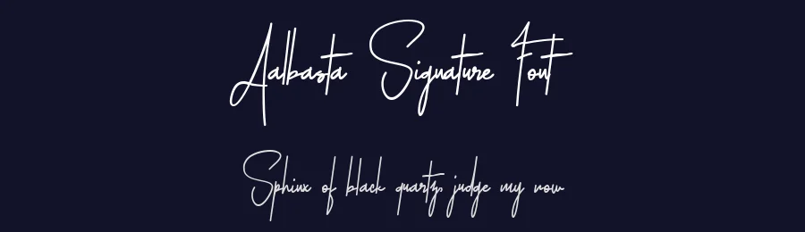 Aalbasta Signature Font by nestype — Script Handwritten Font — thumbnail 2