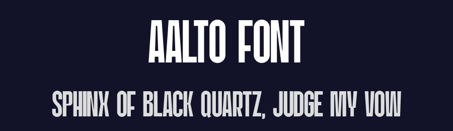 Aalto Font by iframe design studio — Sans Serif Font — thumbnail 2