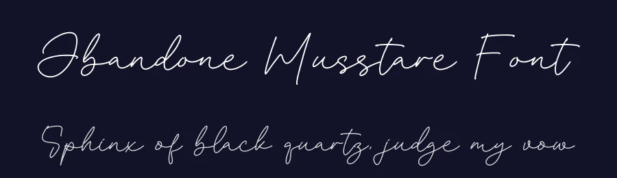 Abandone Musstare Font by letterfabric — Script Handwritten Font — thumbnail 2