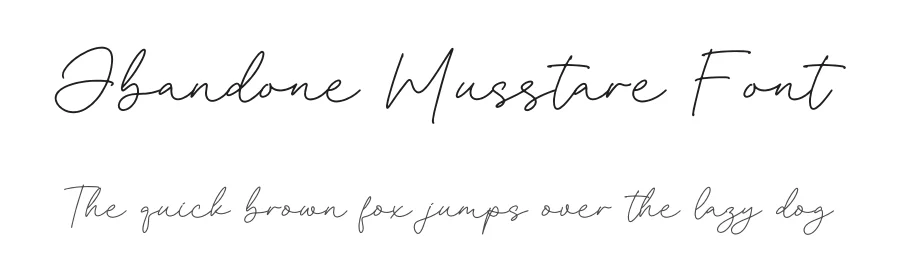 Abandone Musstare Font by letterfabric — Script Handwritten Font