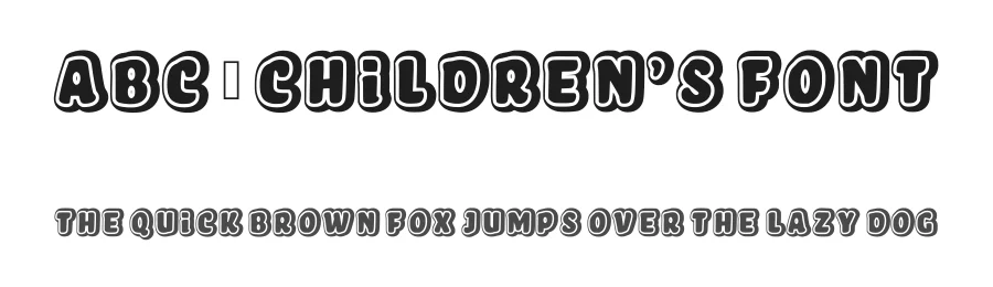 Abc β Childrenβs Font by anamalmusyaffaCreative β Decorative Font