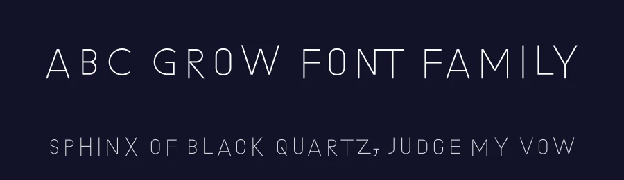 ABC Grow Font Family by Dinamo — Display Font — thumbnail 2