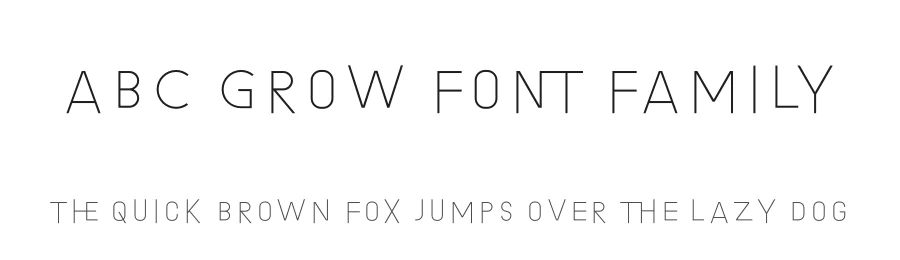ABC Grow Font Family by Dinamo — Display Font