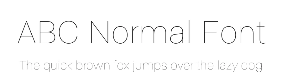 ABC Normal Font by Alphabets by Chileans (A.B.C.) β Sans Serif Font
