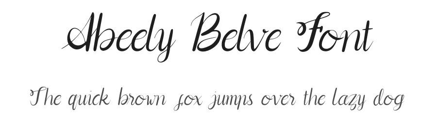 Abeely Belve Font by Enigma Lettering Studio — Script Handwritten Font