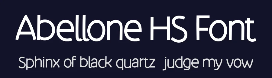 Abellone HS Font by Hannabie Creative — Decorative Font — thumbnail 2