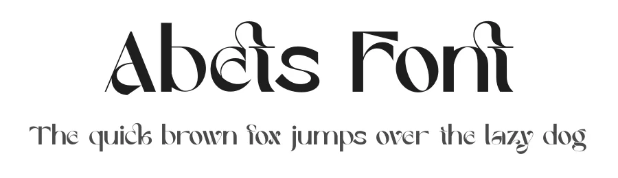 Abets Font by zaaintype — Sans Serif Font