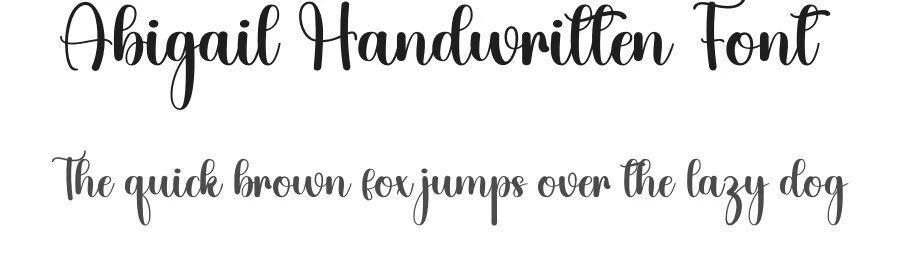 Abigail Handwritten Font by inermediaSTUDIO — Script Handwritten Font