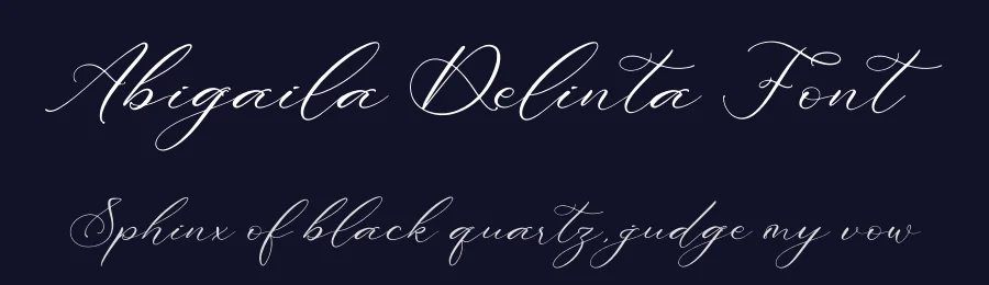 Abigaila Delinta Font by letterfabric — Script Handwritten Font — thumbnail 2