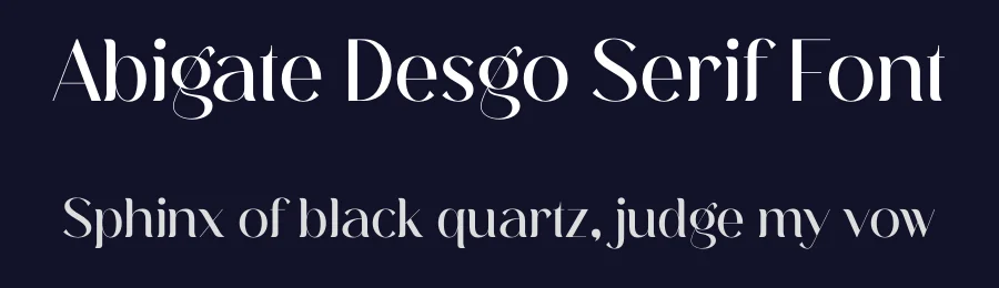 Abigate Desgo Serif Font by Storytype — Serif Font — thumbnail 2