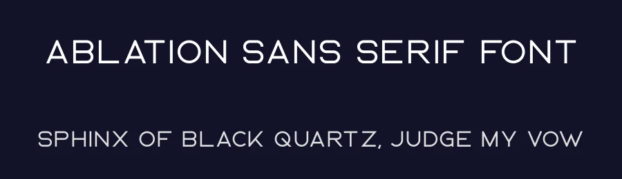 Ablation Sans Serif Font by vpcreativeshop — Decorative Font — thumbnail 2