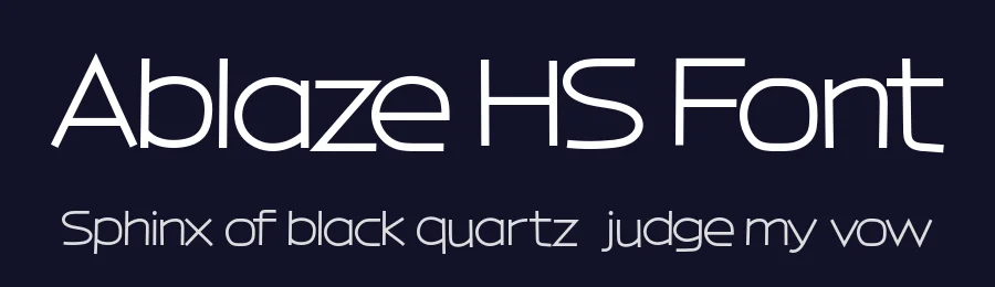 Ablaze HS Font by Hannabie Creative — Decorative Font — thumbnail 2