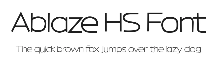 Ablaze HS Font by Hannabie Creative — Decorative Font