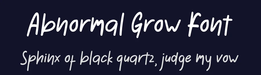 Abnormal Grow Font by Javanicestudio — Decorative Font — thumbnail 2
