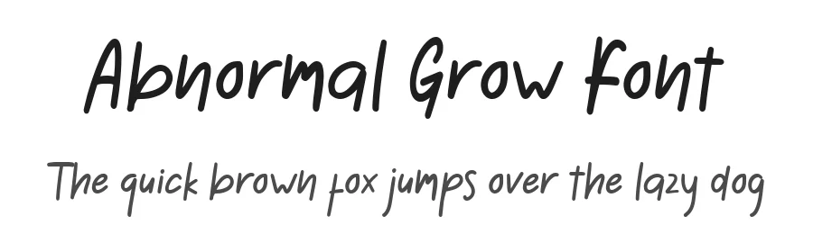 Abnormal Grow Font by Javanicestudio — Decorative Font