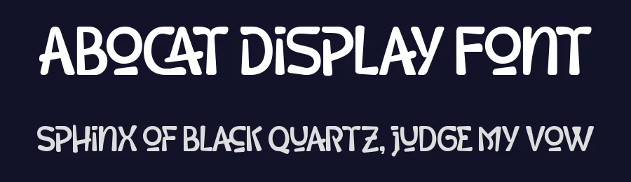 Abocat Display Font by Grontype — Display Font — thumbnail 2