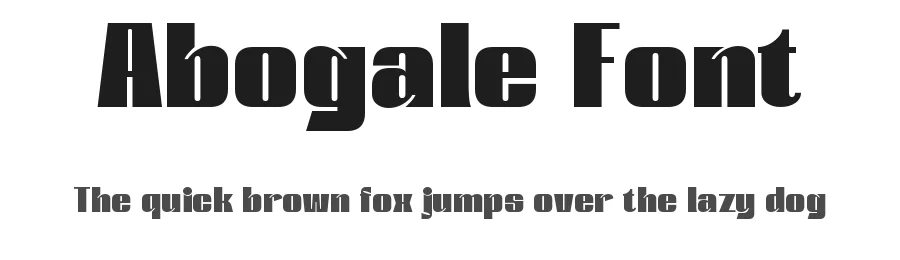 Abogale Font by rvandtype — Display Font