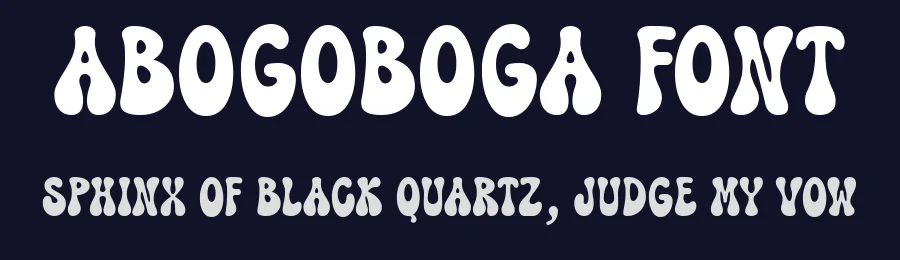 Abogoboga Font by Dantype — Display Font — thumbnail 2