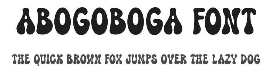 Abogoboga Font by Dantype — Display Font