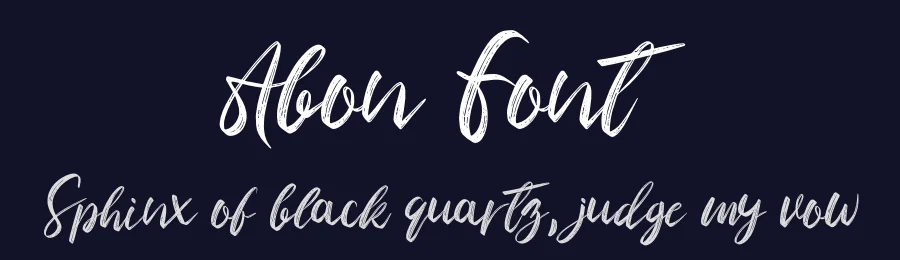 Abon Font by khalwastudio — Script Handwritten Font — thumbnail 2