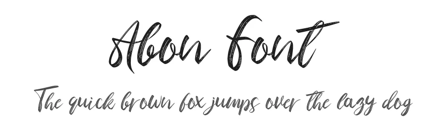 Abon Font by khalwastudio — Script Handwritten Font