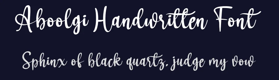 Aboolgi Handwritten Font by andikastudio — Script Handwritten Font — thumbnail 2