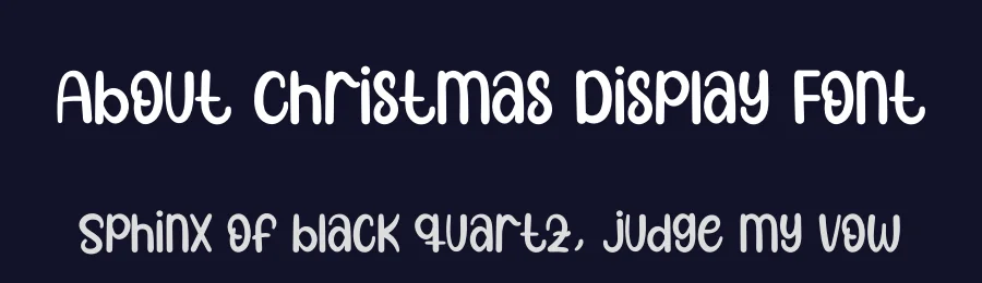 About Christmas Display Font by andikastudio — Script Handwritten Font — thumbnail 2