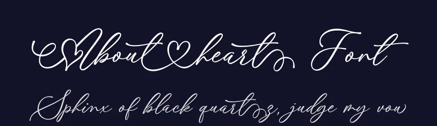 Aboutheart Font by Subectype — Script Handwritten Font — thumbnail 2