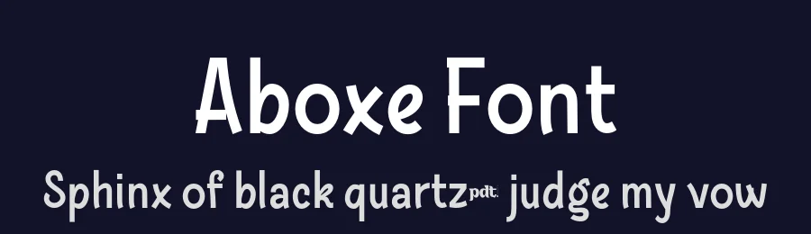 Aboxe Font by productype — Decorative Font — thumbnail 2