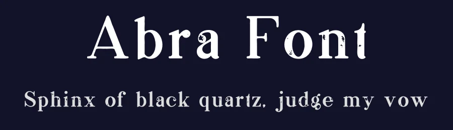 Abra Font by vpcreativeshop — Serif Font — thumbnail 2
