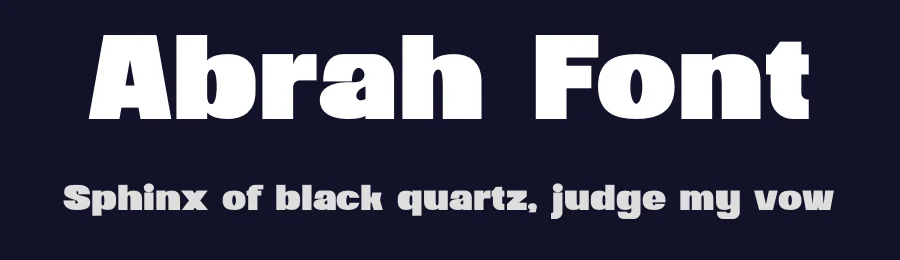 Abrah Font by SlideShoot — Sans Serif Font — thumbnail 2