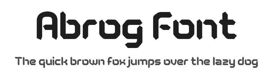 Abrog Font by productype — Display Font