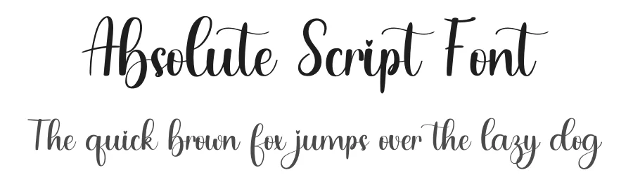 Absolute Script Font by inermediaSTUDIO — Script Handwritten Font