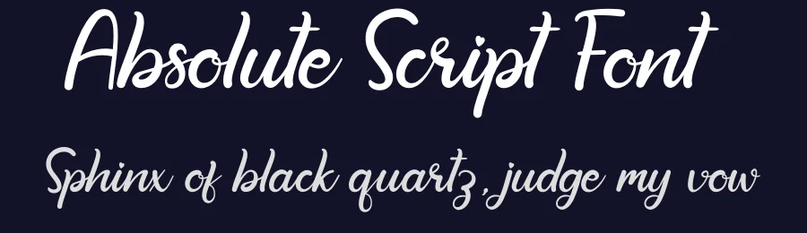 Absolute Script Font by andikastudio — Script Handwritten Font — thumbnail 2
