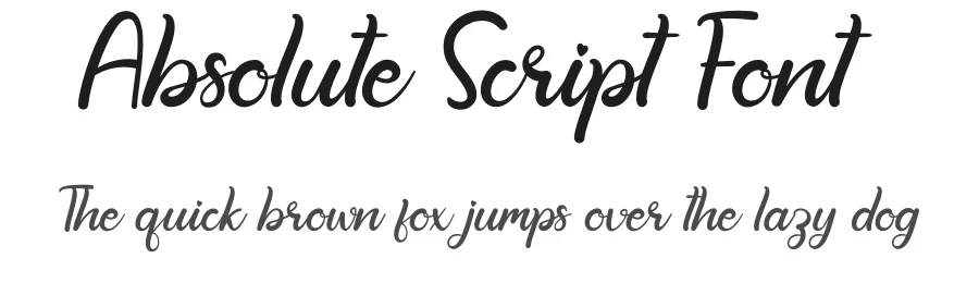 Absolute Script Font by andikastudio — Script Handwritten Font